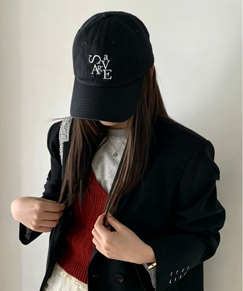 LA VORAGINE(ラ ヴォラジネ)の「ベースボールキャップ 帽子(キャップ・レディース・ネイビー/ベージュ/アイボリー/ブラック・FREE)」の3枚目の写真