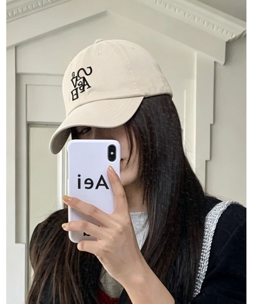 LA VORAGINE(ラ ヴォラジネ)の「ベースボールキャップ 帽子(キャップ・レディース・ネイビー/ベージュ/アイボリー/ブラック・FREE)」の14枚目の写真