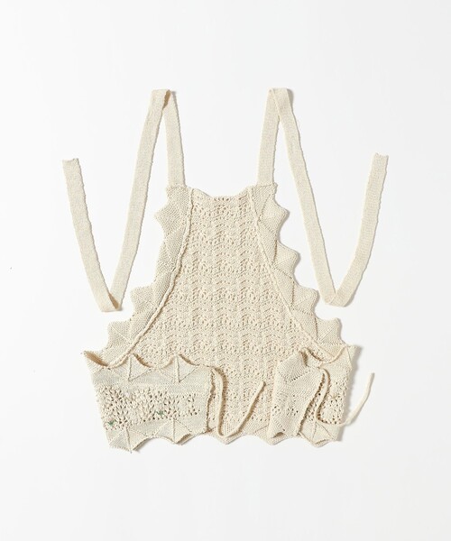 BEAMS COUTURE(ビームスクチュール)の「透かし編み キャミソール(ニット/セーター・レディース・ホワイト系その他5/レッド・ONE SIZE)」の12枚目の写真