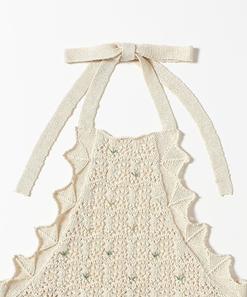 BEAMS COUTURE(ビームスクチュール)の「透かし編み キャミソール(ニット/セーター・レディース・ホワイト系その他5/レッド・ONE SIZE)」の13枚目の写真