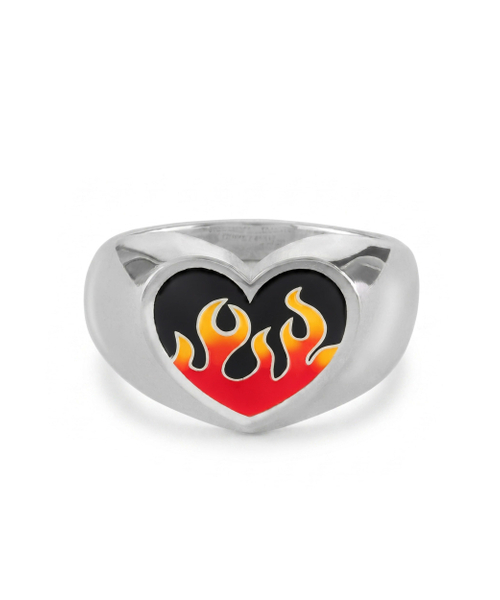 NONENON(ノンノン)の「FLAME LOVE RNG(RED)(リング・レディース・その他・SMALL/MEDIUM/LARGE)」の2枚目の写真