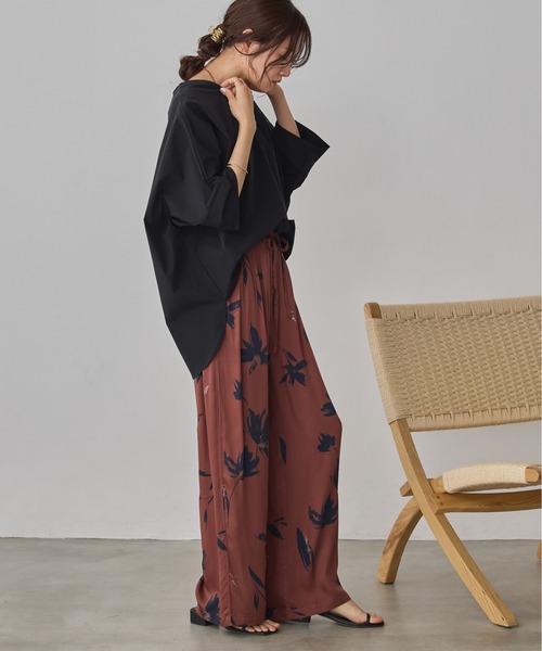 hunch（ハンチ）の「レーヨン 柄プリントイージーパンツ（その他パンツ・レディース・ブラック系その他/ブラウン系その他/グリーン系その他・FREE）」の20枚目の写真