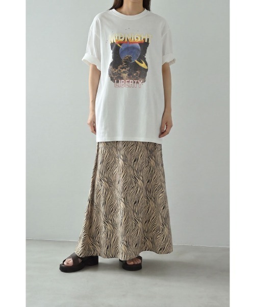 marjour（マージュール）の「NUANCE ZEBRA SKIRT（スカート・レディース・ベージュ・M/S）」の7枚目の写真