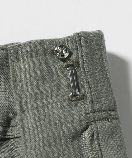 green label relaxing(グリーンレーベルリラクシング)の「BREEZE LINEN ブリーズリネン ナロー スカート(スカート・レディース・ダークブラウン/オリーブ・36/38)」の6枚目の写真