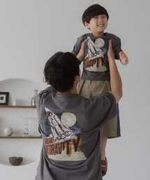 MAKE YOUR DAY（メイクユアデイ）の「ローンチロケット柄半袖Tシャツ（Tシャツ/カットソー）」
