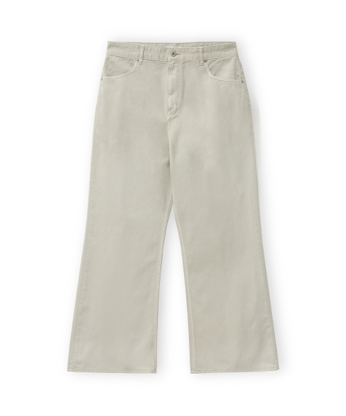 BROWNYARD(ブラウンヤード)の「ウォッシュドブーツカットデニム、ストーン(デニムパンツ・メンズ・その他・3/4/5/6)」の1枚目の写真