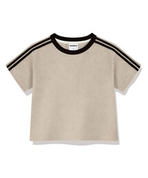 バネッサセミクロップトラック半袖Tシャツ6カラー[ANSE_6001]
