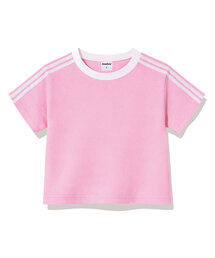 バネッサセミクロップトラック半袖Tシャツ6カラー[ANSE_6001]