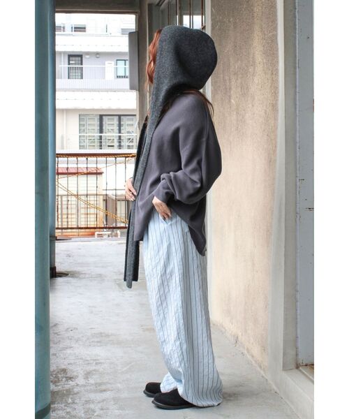 Ungrid(アングリッド)の「ストライプルーズパンツ(その他パンツ・レディース・アイボリー/ブルー・FREE)」の16枚目の写真