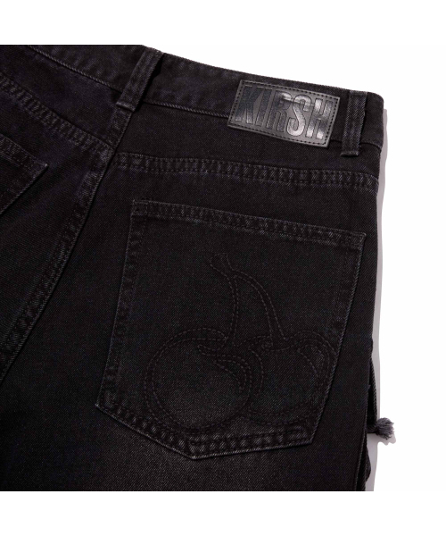 KIRSH（キルシー）の「カーゴバミューダデニムパンツ[ブラック]（その他パンツ・レディース・その他・MEDIUM/SMALL）」の7枚目の写真