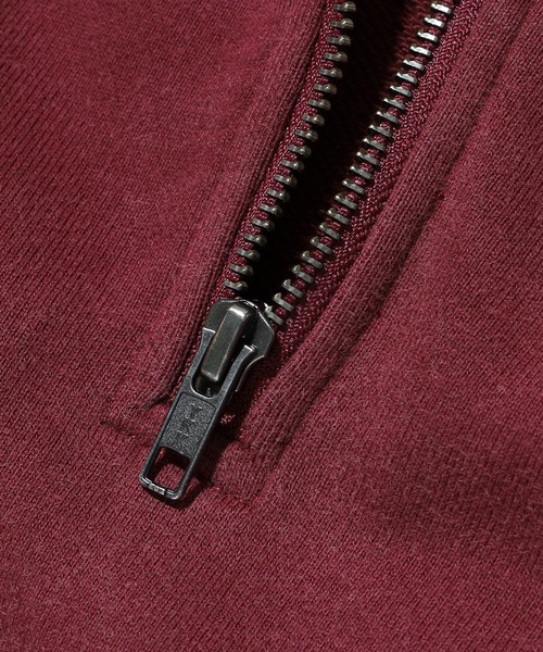 SILAS(サイラス)の「HALF ZIP HOODED SWEATSHIRT(パーカー・メンズ・ブラック/バーガンディー/パープル・XL/L/M)」の14枚目の写真