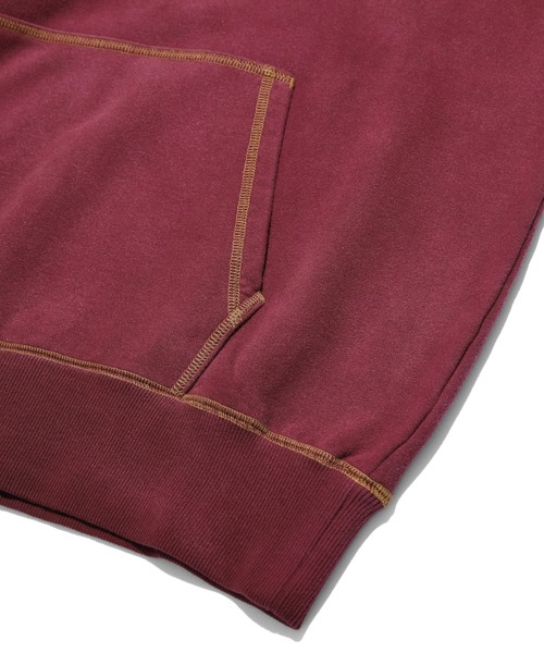 SILAS(サイラス)の「HALF ZIP HOODED SWEATSHIRT(パーカー・メンズ・ブラック/バーガンディー/パープル・XL/L/M)」の16枚目の写真