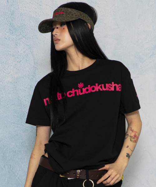 GLACK(グラック)の「GT180 ネット中毒者 セミクロップTシャツ (ブラック)(Tシャツ/カットソー・レディース・その他・MEDIUM/LARGE)」の2枚目の写真