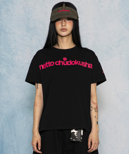 GLACK(グラック)の「GT180 ネット中毒者 セミクロップTシャツ (ブラック)(Tシャツ/カットソー・レディース・その他・MEDIUM/LARGE)」の4枚目の写真