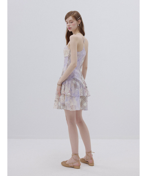 SINCETHEN(シンスゼン)の「ラベンダーフローラルパッチワークミニワンピース(ワンピース・レディース・その他・SMALL/MEDIUM/LARGE)」の9枚目の写真