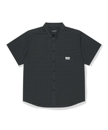 GINGHAM CHECK SHIRT (BLACK)