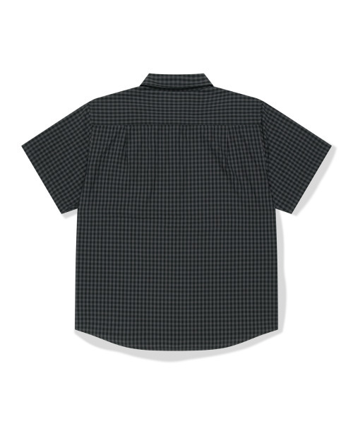 WKNDRS（ウィーキャンドース）の「GINGHAM CHECK SHIRT (BLACK)（Tシャツ/カットソー・レディース・その他・SMALL/MEDIUM/LARGE/X-LARGE）」の2枚目の写真