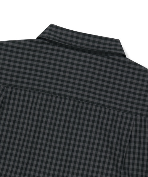 WKNDRS（ウィーキャンドース）の「GINGHAM CHECK SHIRT (BLACK)（Tシャツ/カットソー・レディース・その他・SMALL/MEDIUM/LARGE/X-LARGE）」の4枚目の写真