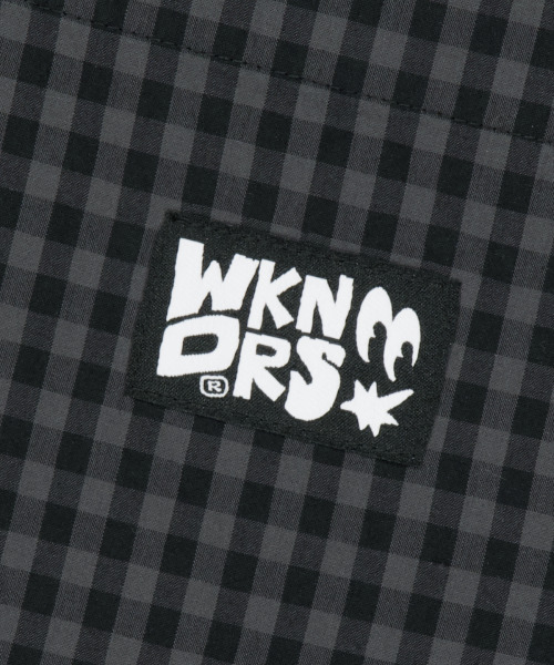 WKNDRS（ウィーキャンドース）の「GINGHAM CHECK SHIRT (BLACK)（Tシャツ/カットソー・レディース・その他・SMALL/MEDIUM/LARGE/X-LARGE）」の5枚目の写真