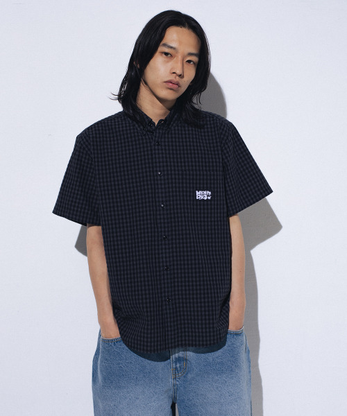 WKNDRS（ウィーキャンドース）の「GINGHAM CHECK SHIRT (BLACK)（Tシャツ/カットソー・レディース・その他・SMALL/MEDIUM/LARGE/X-LARGE）」の7枚目の写真