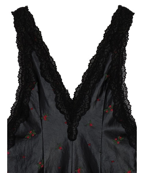 Ameri（アメリ）の「CHRISTINE EMBROIDERY DRESS（ドレス・レディース・アイボリー/ブラウン/ブラック・MEDIUM/SMALL）」の21枚目の写真