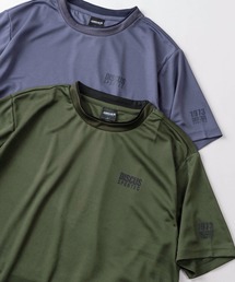 【71】【DISCUS/ディスカス】ワンポイントロゴ ドライ クルーネックTシャツ/吸汗速乾