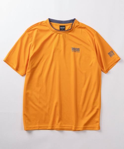DISCUS（ディスカス）の「【71】【DISCUS/ディスカス】ワンポイントロゴ ドライ クルーネックTシャツ/吸汗速乾（Tシャツ/カットソー・メンズ・ライトグレー/ブラック/ネイビー/カーキ/レッド/ブルー/グリーン/オレンジ/ワイン・M/L/XL）」の12枚目の写真