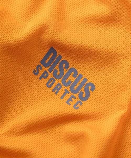 DISCUS（ディスカス）の「【71】【DISCUS/ディスカス】ワンポイントロゴ ドライ クルーネックTシャツ/吸汗速乾（Tシャツ/カットソー・メンズ・ライトグレー/ブラック/ネイビー/カーキ/レッド/ブルー/グリーン/オレンジ/ワイン・M/L/XL）」の15枚目の写真