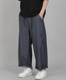 SAINTCREW（セントクルー）の「EXワイド9部バンディングパンツ EWP-383 デニム ライトインディゴ（デニムパンツ）」