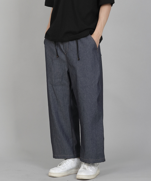 SAINTCREW(セントクルー)の「EXワイド9部バンディングパンツ EWP-383 デニム ライトインディゴ(デニムパンツ・メンズ・その他・MEDIUM/LARGE/XX-LARGE/X-LARGE)」の13枚目の写真