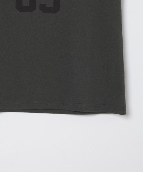 GEORGE'S（ジョージズ）の「ナンバリングリンガーTシャツ（Tシャツ/カットソー・レディース・チャコールグレー/オフホワイト/ボルドー・FREE）」の5枚目の写真