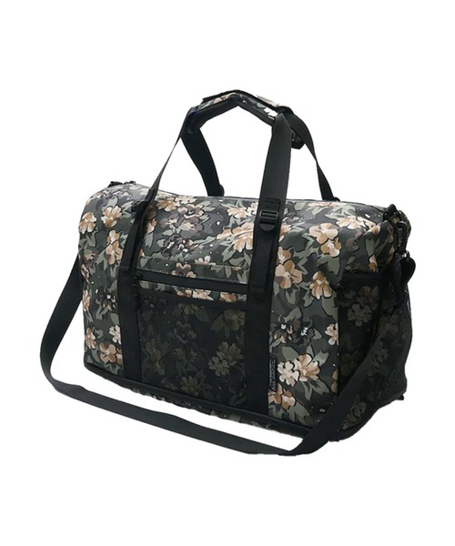 KiU(キウ)の「【KiU】600D キャリーオンボストントラベルバッグ(38L)(ボストンバッグ・レディース・ベージュ/レオパード/ブラック/その他2/マルチ・FREE)」の3枚目の写真