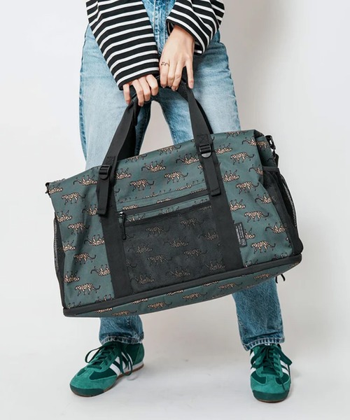 KiU(キウ)の「【KiU】600D キャリーオンボストントラベルバッグ(38L)(ボストンバッグ・レディース・ベージュ/レオパード/ブラック/その他2/マルチ・FREE)」の16枚目の写真