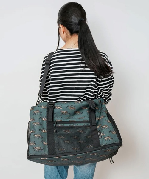KiU(キウ)の「【KiU】600D キャリーオンボストントラベルバッグ(38L)(ボストンバッグ・レディース・ベージュ/レオパード/ブラック/その他2/マルチ・FREE)」の15枚目の写真