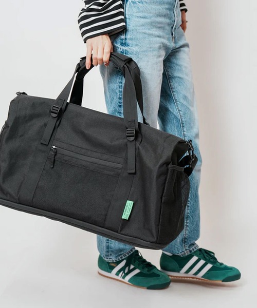 KiU(キウ)の「【KiU】600D キャリーオンボストントラベルバッグ(38L)(ボストンバッグ・レディース・ベージュ/レオパード/ブラック/その他2/マルチ・FREE)」の6枚目の写真