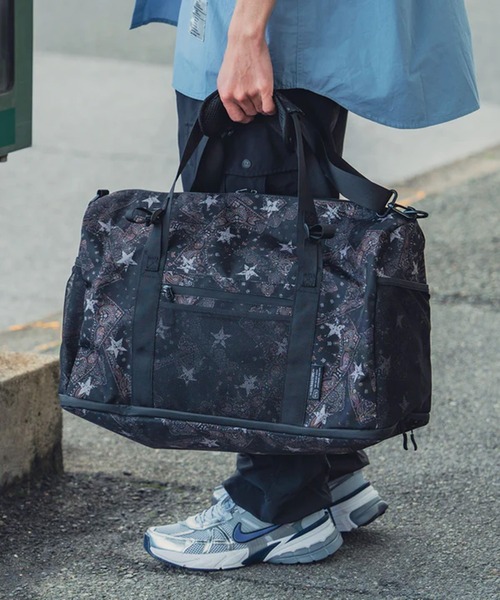 KiU(キウ)の「【KiU】600D キャリーオンボストントラベルバッグ(38L)(ボストンバッグ・レディース・ベージュ/レオパード/ブラック/その他2/マルチ・FREE)」の12枚目の写真