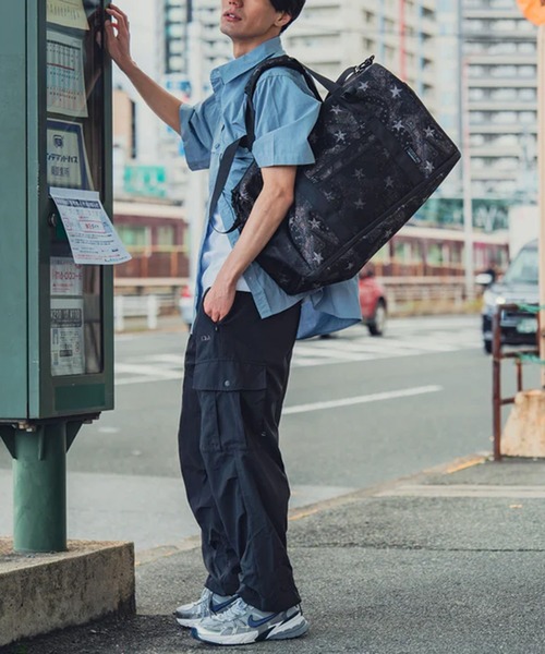 KiU(キウ)の「【KiU】600D キャリーオンボストントラベルバッグ(38L)(ボストンバッグ・レディース・ベージュ/レオパード/ブラック/その他2/マルチ・FREE)」の13枚目の写真