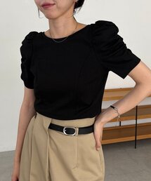 CAPRICIEUX LE'MAGE | ギャザーパフT(Tシャツ/カットソー)