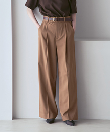 Noble | 《追加・セットアップ対応》エステルツイルストレッチスラックスパンツ(スラックス)