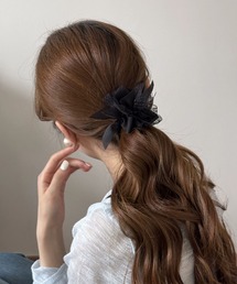 LUGG NAGG（ラグナグ）の「【456889】ピュアリボンヘアゴム(RZ)（ヘアゴム）」