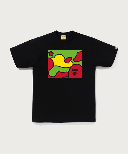 A BATHING APE(アベイシングエイプ)の「STA CAMO FOCUS BOX TEE(Tシャツ/カットソー・メンズ・ブラック系その他5/ホワイト系その他5/ブラック×ピンク/ホワイト×ピンク・MEDIUM/XX-LARGE/X-LARGE/SMALL/LARGE)」の4枚目の写真