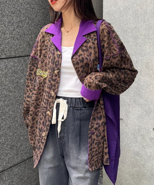 SOUNDSGOOOOD（サウンズグッド）の「【SOUNDS GOOOOD】シアーレオパードシャツ（シャツ/ブラウス・メンズ・ブラウン/グレー・ONE SIZE）」の21枚目の写真