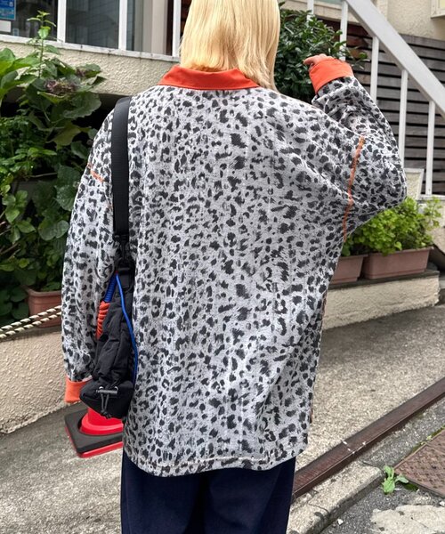 SOUNDSGOOOOD（サウンズグッド）の「【SOUNDS GOOOOD】シアーレオパードシャツ（シャツ/ブラウス・メンズ・ブラウン/グレー・ONE SIZE）」の5枚目の写真