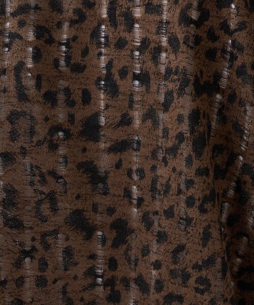 SOUNDSGOOOOD（サウンズグッド）の「【SOUNDS GOOOOD】シアーレオパードシャツ（シャツ/ブラウス・メンズ・ブラウン/グレー・ONE SIZE）」の10枚目の写真