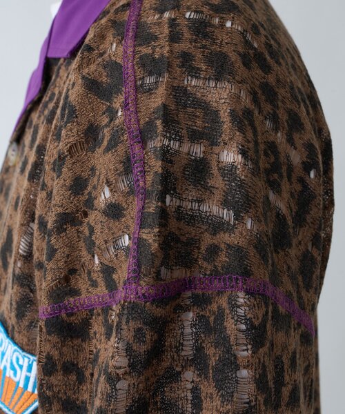 SOUNDSGOOOOD（サウンズグッド）の「【SOUNDS GOOOOD】シアーレオパードシャツ（シャツ/ブラウス・メンズ・ブラウン/グレー・ONE SIZE）」の13枚目の写真