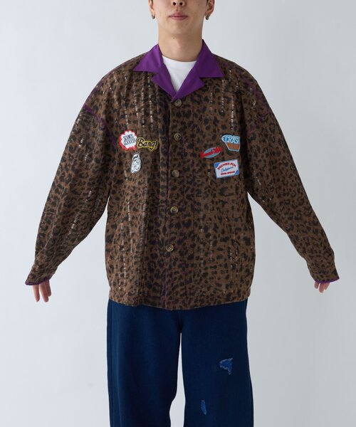 SOUNDSGOOOOD（サウンズグッド）の「【SOUNDS GOOOOD】シアーレオパードシャツ（シャツ/ブラウス・メンズ・ブラウン/グレー・ONE SIZE）」の16枚目の写真