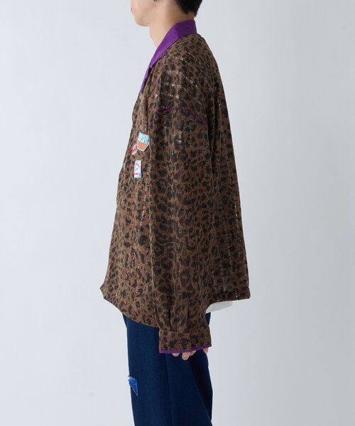 SOUNDSGOOOOD（サウンズグッド）の「【SOUNDS GOOOOD】シアーレオパードシャツ（シャツ/ブラウス・メンズ・ブラウン/グレー・ONE SIZE）」の17枚目の写真