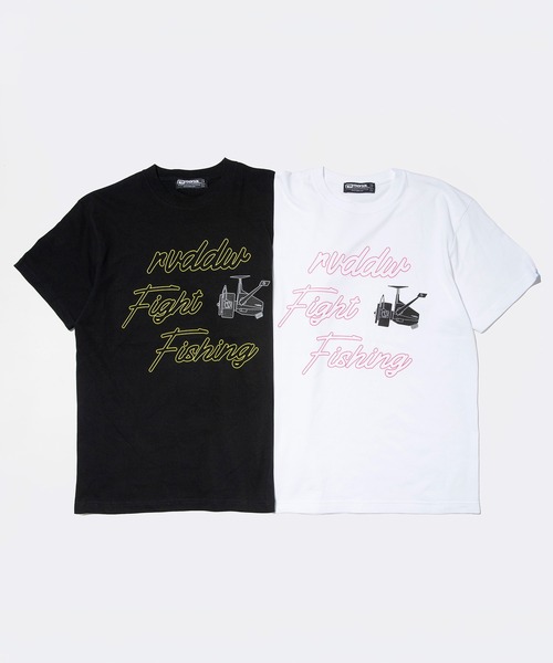 reversal.dogi.design.works（リバーサル・ドーギ・デザイン・ワークス）の「＜reversal/リバーサル＞FISHING REEL COTTON TEE フィッシィング リール コットン Tシャツ（Tシャツ/カットソー・メンズ・ホワイト/ブラック・M/L/2XL/XL）」の10枚目の写真