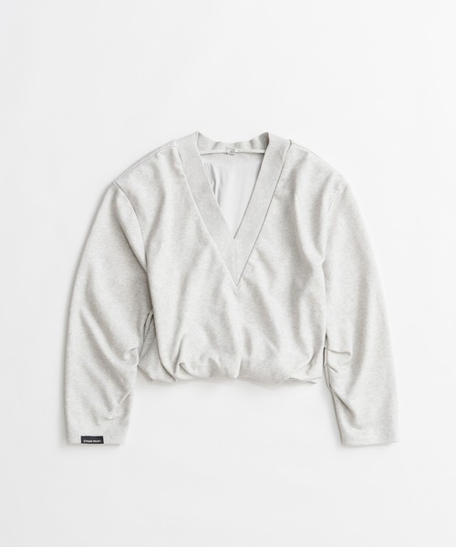 PRANK PROJECT(プランクプロジェクト)の「【2026Autumn Pre-Order】2WAYバルーンスウェット / 2-Way Balloon Sweatshirt(スウェット・レディース・ブルー/グレー/チャコールグレー・FREE)」の18枚目の写真