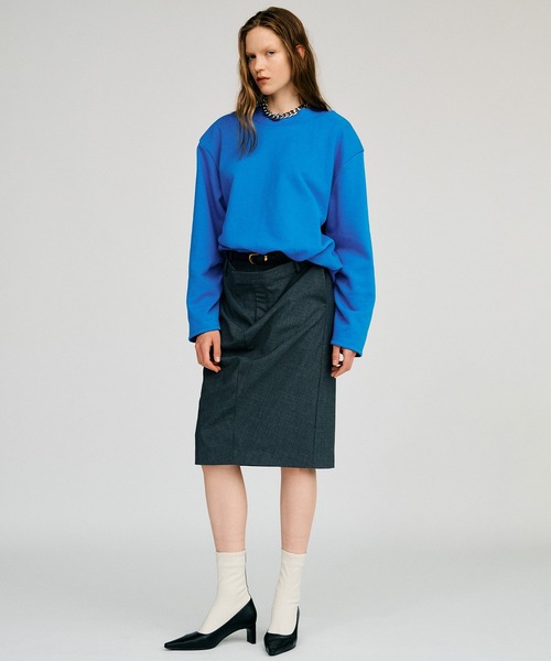 PRANK PROJECT(プランクプロジェクト)の「【2026Autumn Pre-Order】2WAYバルーンスウェット / 2-Way Balloon Sweatshirt(スウェット・レディース・ブルー/グレー/チャコールグレー・FREE)」の5枚目の写真